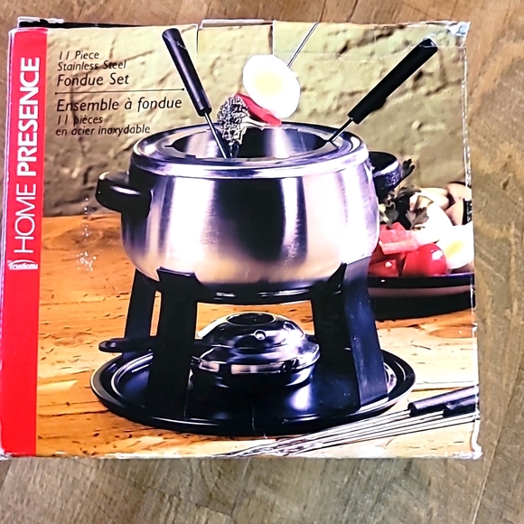 Trudeau home presence Kitchen Brand New Trudeau Home Presence 1 Piece Stainless Steel Fondue